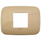 VIMAR - PLACCA ROUND 2M CENTRALI ORO ANTICO