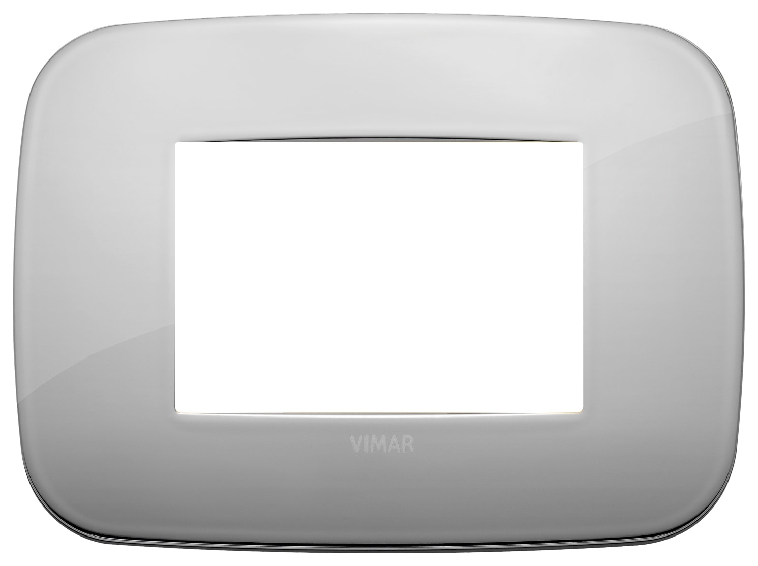 VIMAR - PLACCA ROUND 3M CROMO
