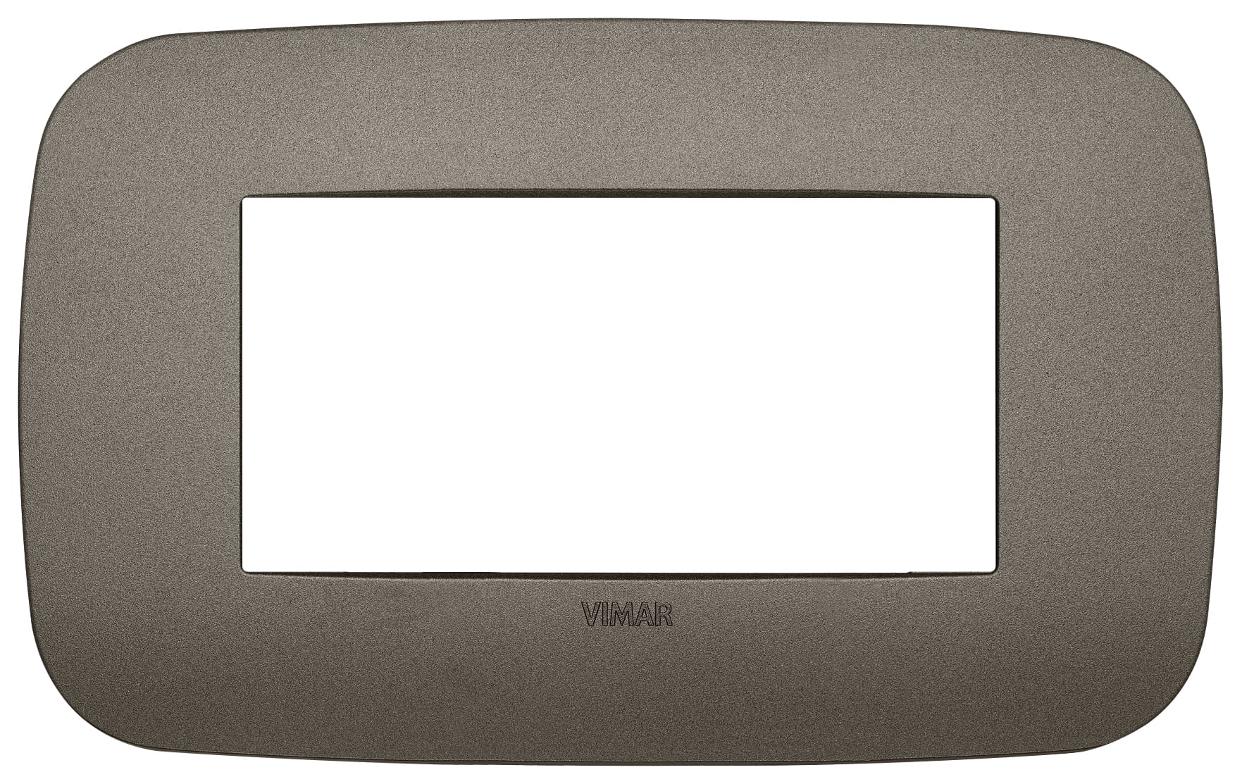 VIMAR - PLACCA ROUND 4M METAL