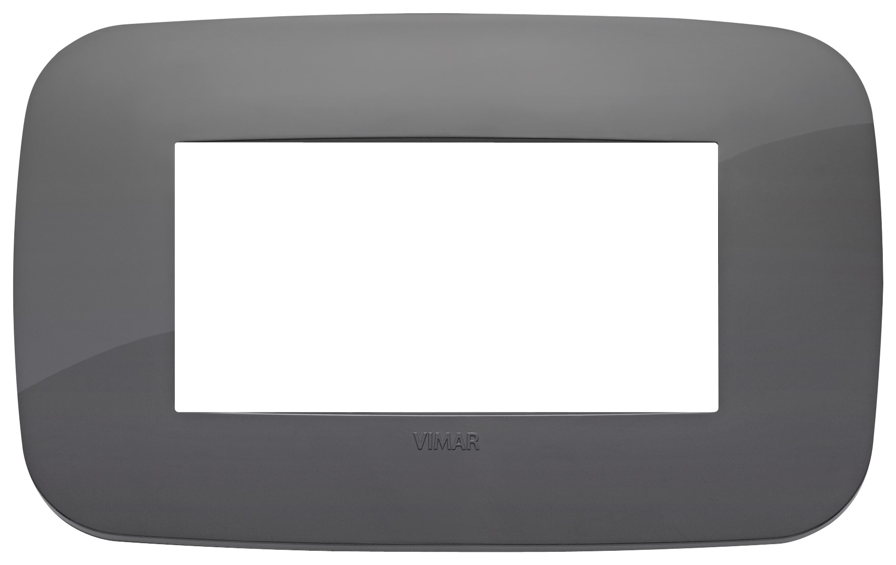 VIMAR - PLACCA ROUND 4M GRIGIO