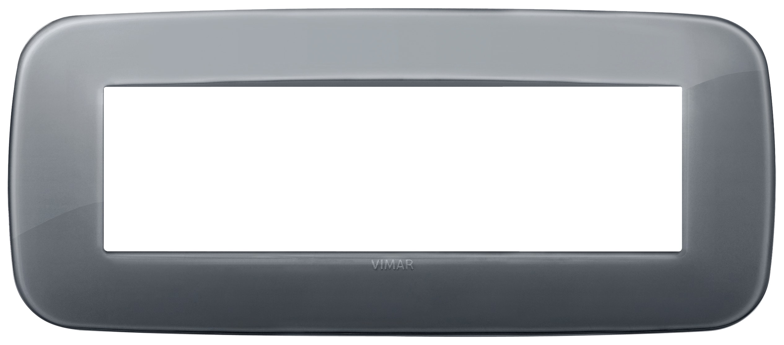 VIMAR - PLACCA ROUND 7M REFLEX GRIGIO FUME