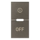 VIMAR - DUE MEZZI TASTI 1M SIMBOLI ON OFF METAL