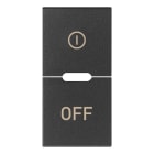 VIMAR - DUE MEZZI TASTI 1M SIMBOLI ON OFF GRIGIO