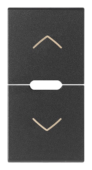 VIMAR - DUE MEZZI TASTI 1M SIMBOLI FRECCE GRIGIO