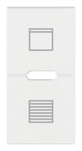 VIMAR - DUE MEZZI TASTI 1M SCEN. TAPPARELLA B.CO