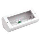 VIMAR - Scatola da Tavolo Bianco Inclinata per 7 Moduli con Supporto e Placca