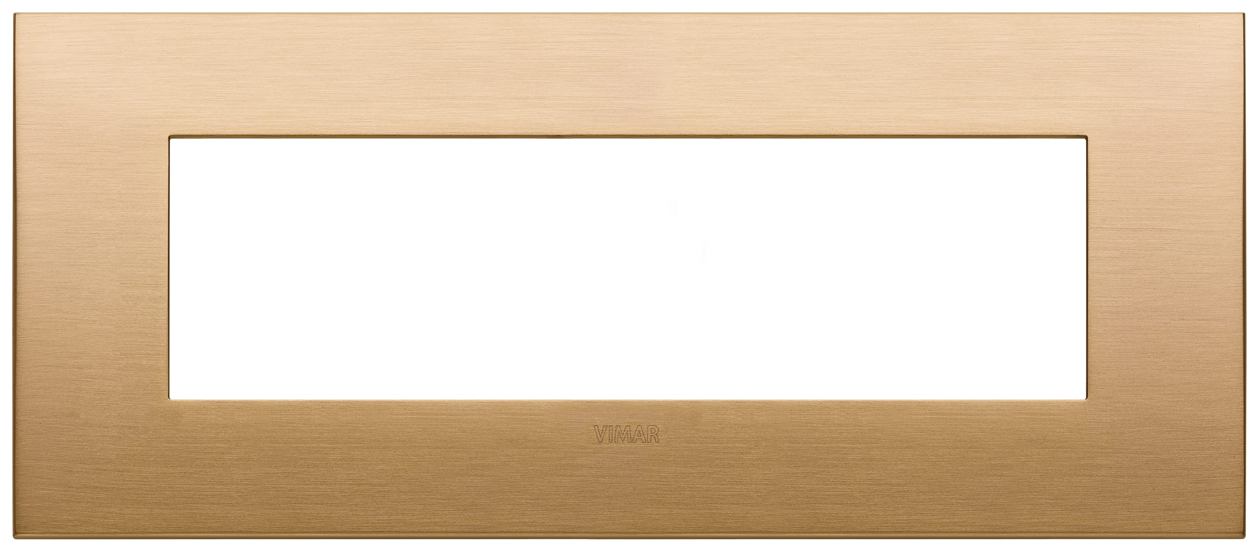 VIMAR - PLACCA FIT 7M OTTONE SPAZZOLATO