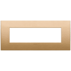 VIMAR - PLACCA FIT 7M OTTONE SPAZZOLATO