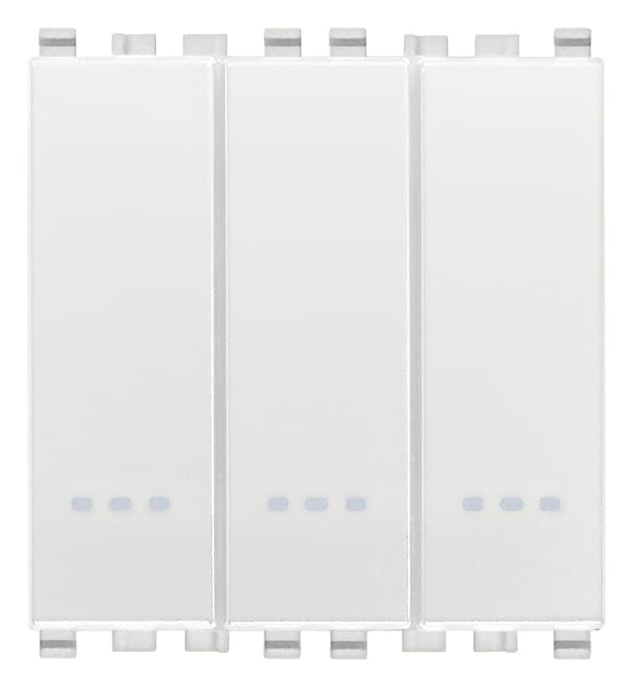 VIMAR - TRE INTERRUTTORI 1P 20AX BIANCO