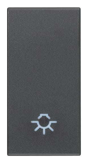 VIMAR - TASTO 1M SIMBOLO LUCE GRIGIO