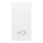 VIMAR - Tasto Intercambiabile 1 Modulo Illuminabile Bianco con Simbolo Chiave