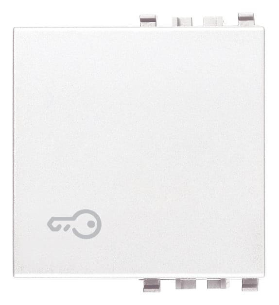 VIMAR - Tasto Intercambiabile 2 Moduli Simbolo Chiave Bianco Illuminabile