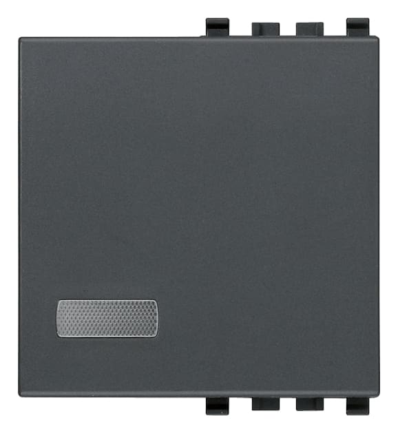 VIMAR - TASTO 2M CON DIFFUSORE GRIGIO