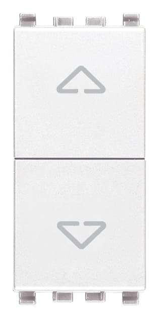 VIMAR - DUE PULSANTI INTERBLOC. NO+NO 10A BIANCO