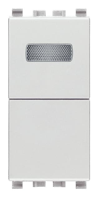 VIMAR - PULSANTE 1P NO 10A + SPIA BIANCA NEXT