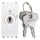 VIMAR - Pulsante 2P 16A + Chiave Unificata Bianco 250V~ Estraibile Solo Posizione O