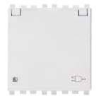 VIMAR - PRESA SICURY 2P+T 16A DE + COPER. BIANCO