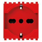 VIMAR - Presa Universale Rosso Sicury 16A 250V Standard Italiano P40 Linee Dedicate 2 Moduli