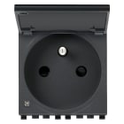 VIMAR - PRESA SICURY 2P+T 16A FR + COPER. GRIGIO