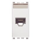 VIMAR - Presa Bianca per Rete Cat5E UTP con Connettore a 8 Contatti e Morsetti Universali