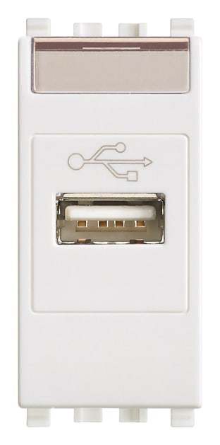 VIMAR - Presa USB Standard con Morsetti a Vite Bianco