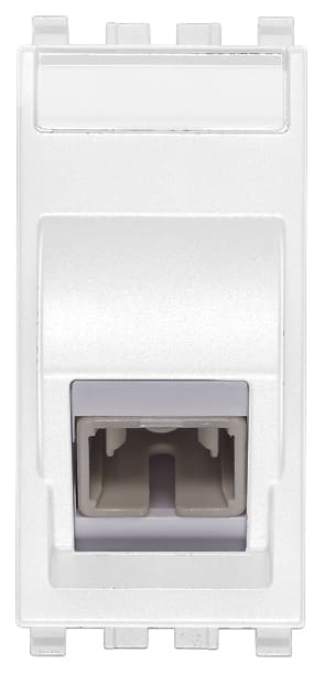 VIMAR - Presa Ottica Multimodale 50/125 Bianco con Adattatore SC Simplex