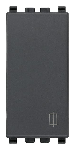 VIMAR - Portafusibile 1P 16A Grigio per Fusibili Miniatura Ø 5X20 Mm E Ø 6,3X32 Mm
