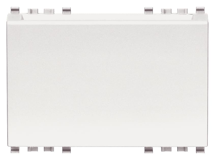 VIMAR - Lettore transponder verticale KNX bianco con tasca, 2 uscite a relè NO 4 A 24 V~, 2 ingressi, alimentazione 12-24 V~ 50-60 Hz e 12-24 Vdc, 3 moduli.