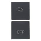 VIMAR - DUE MEZZI TASTI 1M SIMBOLI ON/OFF GRIGIO