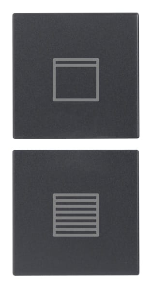 VIMAR - DUE MEZZITASTI 1M SCEN.TAPPARELLA GRIGIO