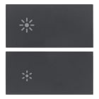 VIMAR - DUE MEZZI TASTI 2M DIMMER GRIGIO