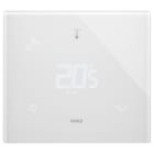 VIMAR - Termostato domotico hotel 2 moduli bianco diamante touch screen controllo temperatura ambiente, comando make up room e do not disturb.