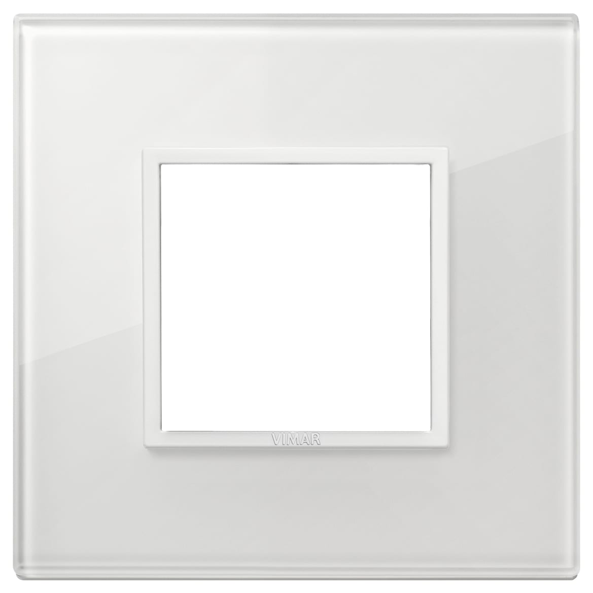 VIMAR - PLACCA 2M BIANCO TOTALE DIAMANTE