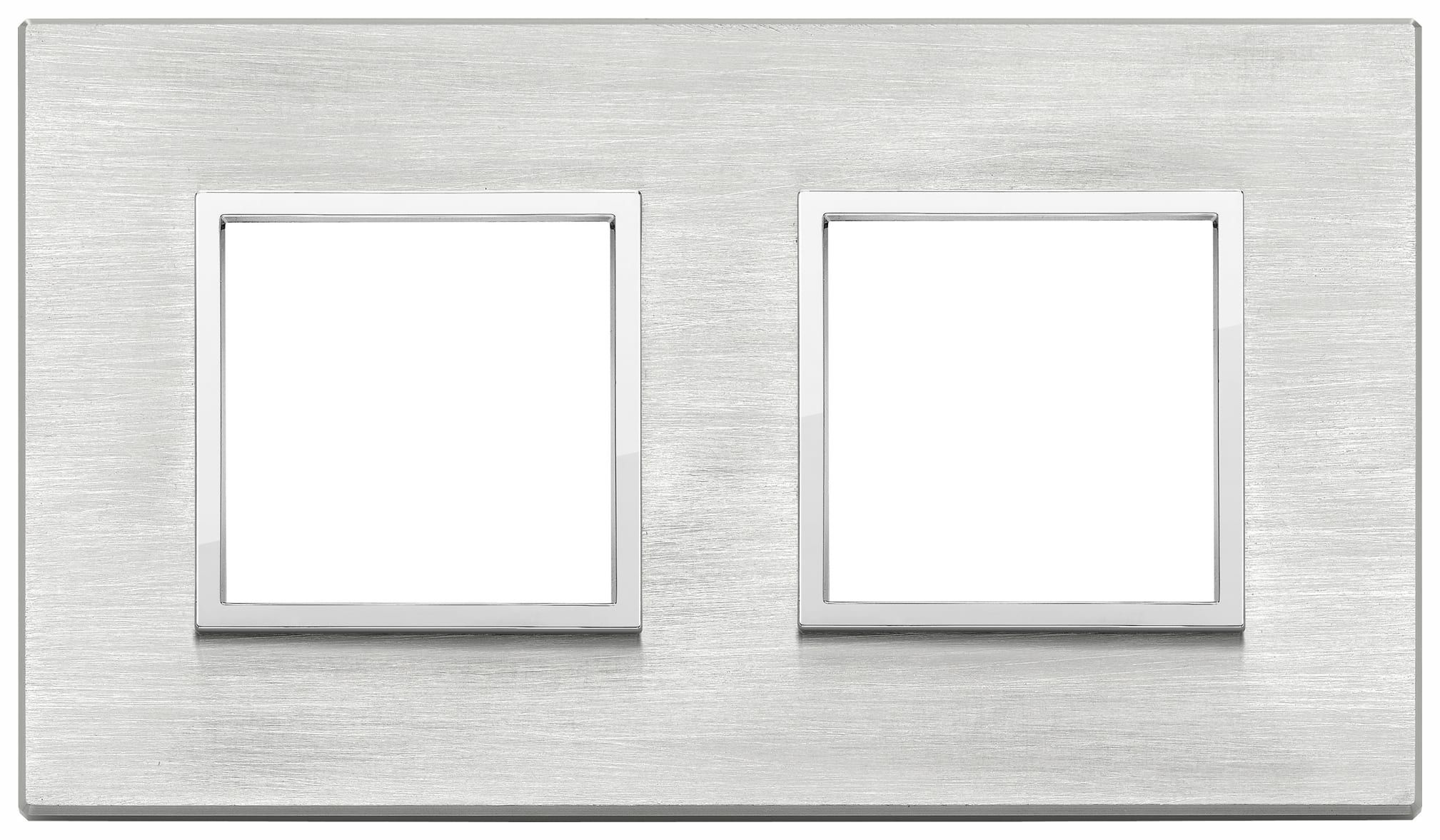 VIMAR - PLACCA 4M (2+2) INT71 GRIGIO NEXT