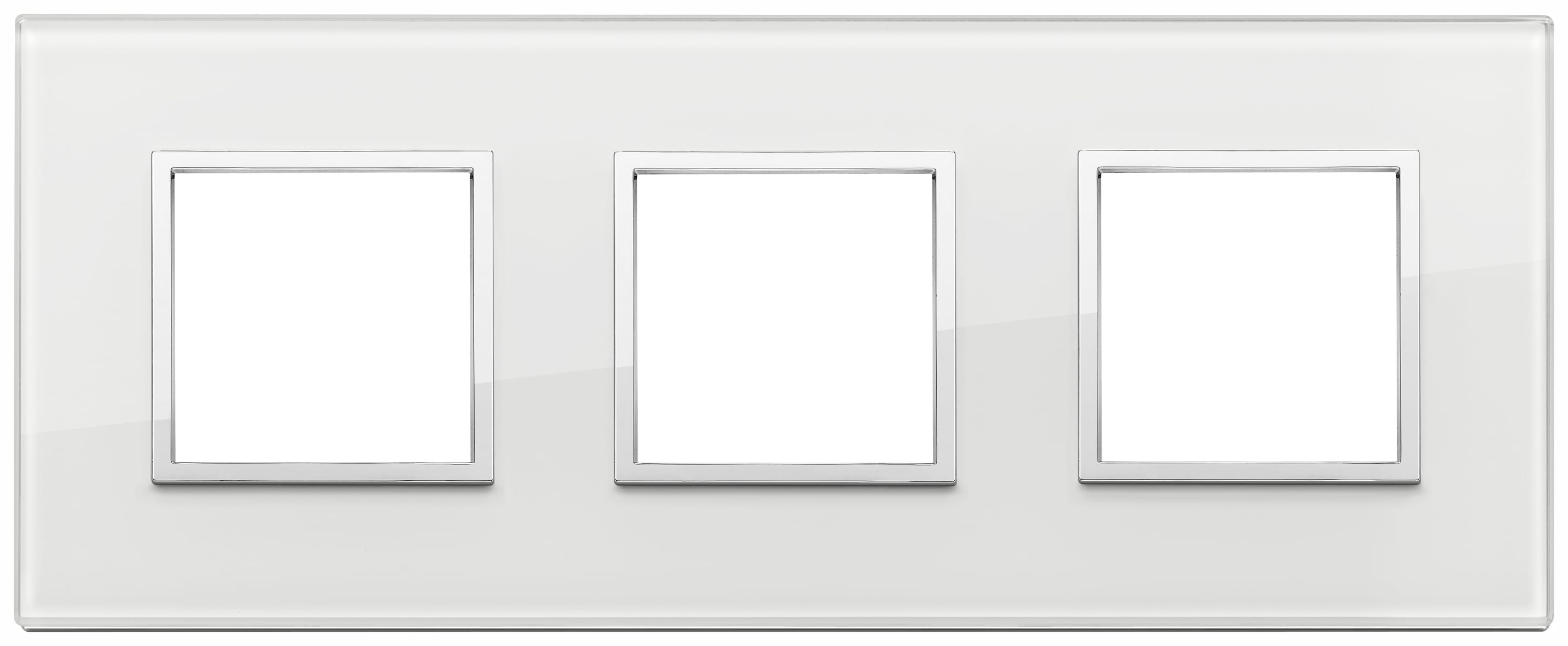 VIMAR - PLACCA 6M (2+2+2) INT71 BIANCO DIAMANTE