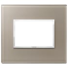 VIMAR - PLACCA 3M OPALE BRUNO