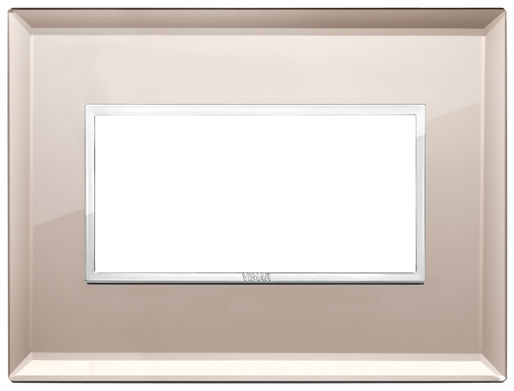 VIMAR - PLACCA 4M SPECCHIO BRONZATO