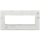 VIMAR - PLACCA 7M BIANCO DI CARRARA