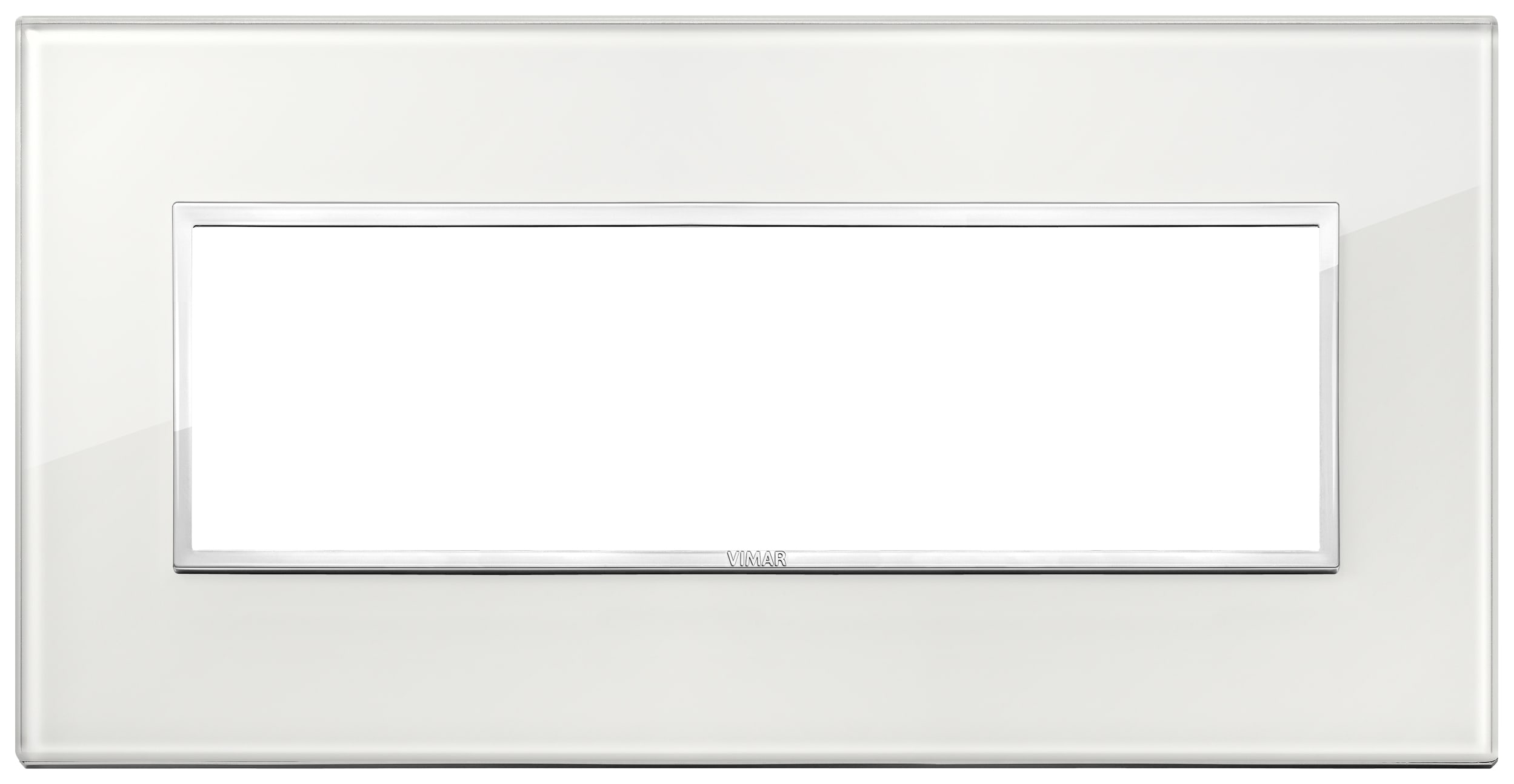 VIMAR - PLACCA 7M BIANCO DIAMANTE
