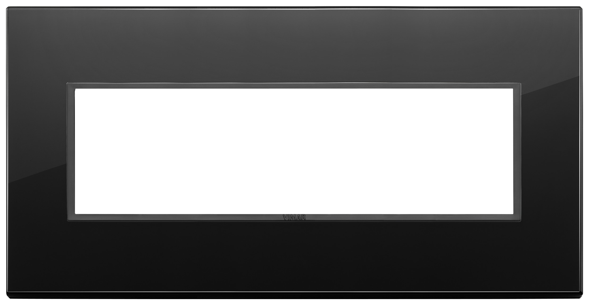 VIMAR - PLACCA 7M NERO TOTALE DIAMANTE
