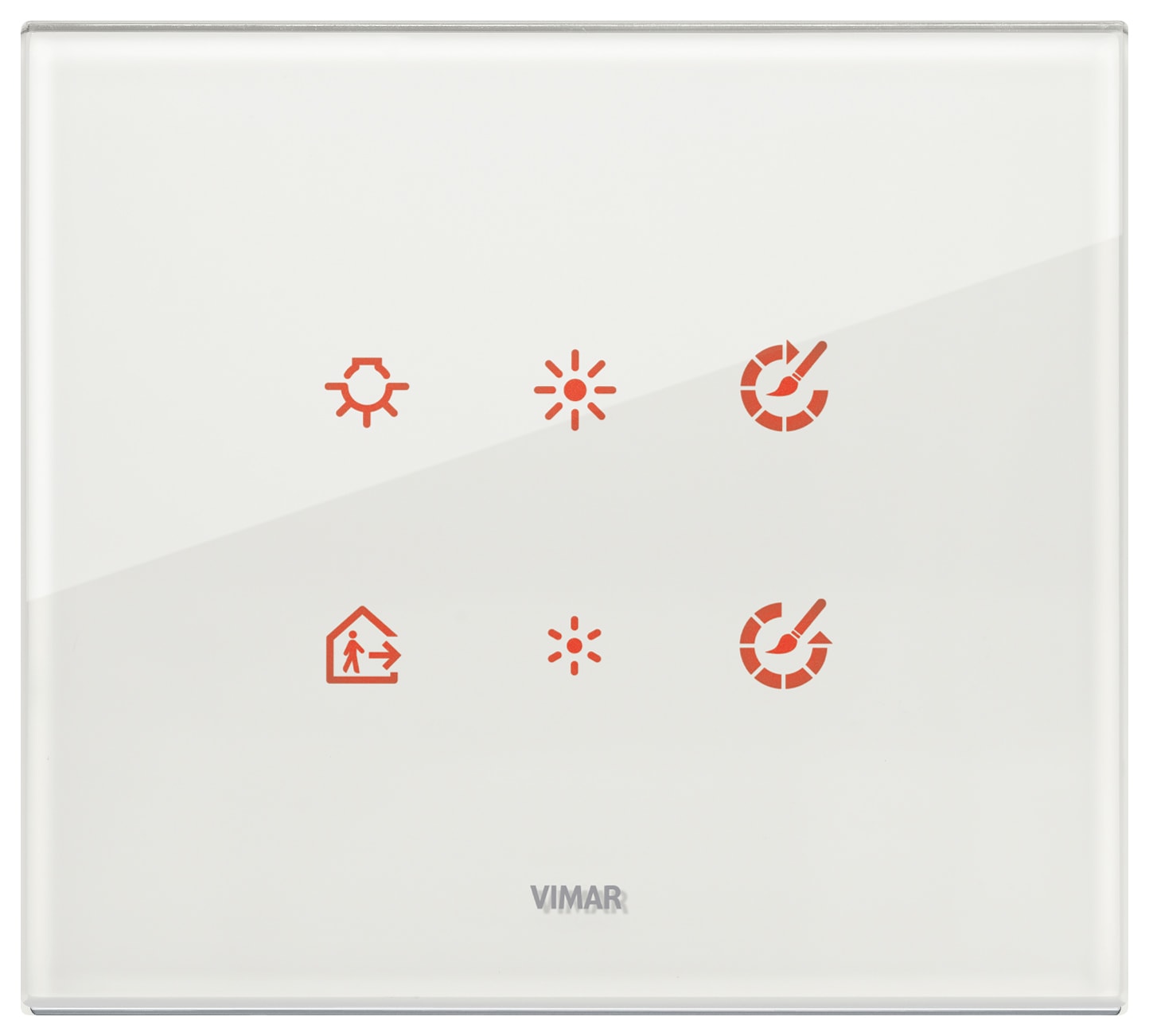 VIMAR - PLACCA 3M BIANCO DIAMANTE