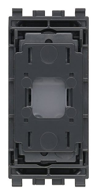 VIMAR - Meccanismo Pulsante 1P 10A 250V Assiale Flat/Tondo Illuminabile con Tasti Intercambiabili
