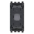 VIMAR - Meccanismo Pulsante 1P 10A 250V Assiale Flat/Tondo Illuminabile con Tasti Intercambiabili
