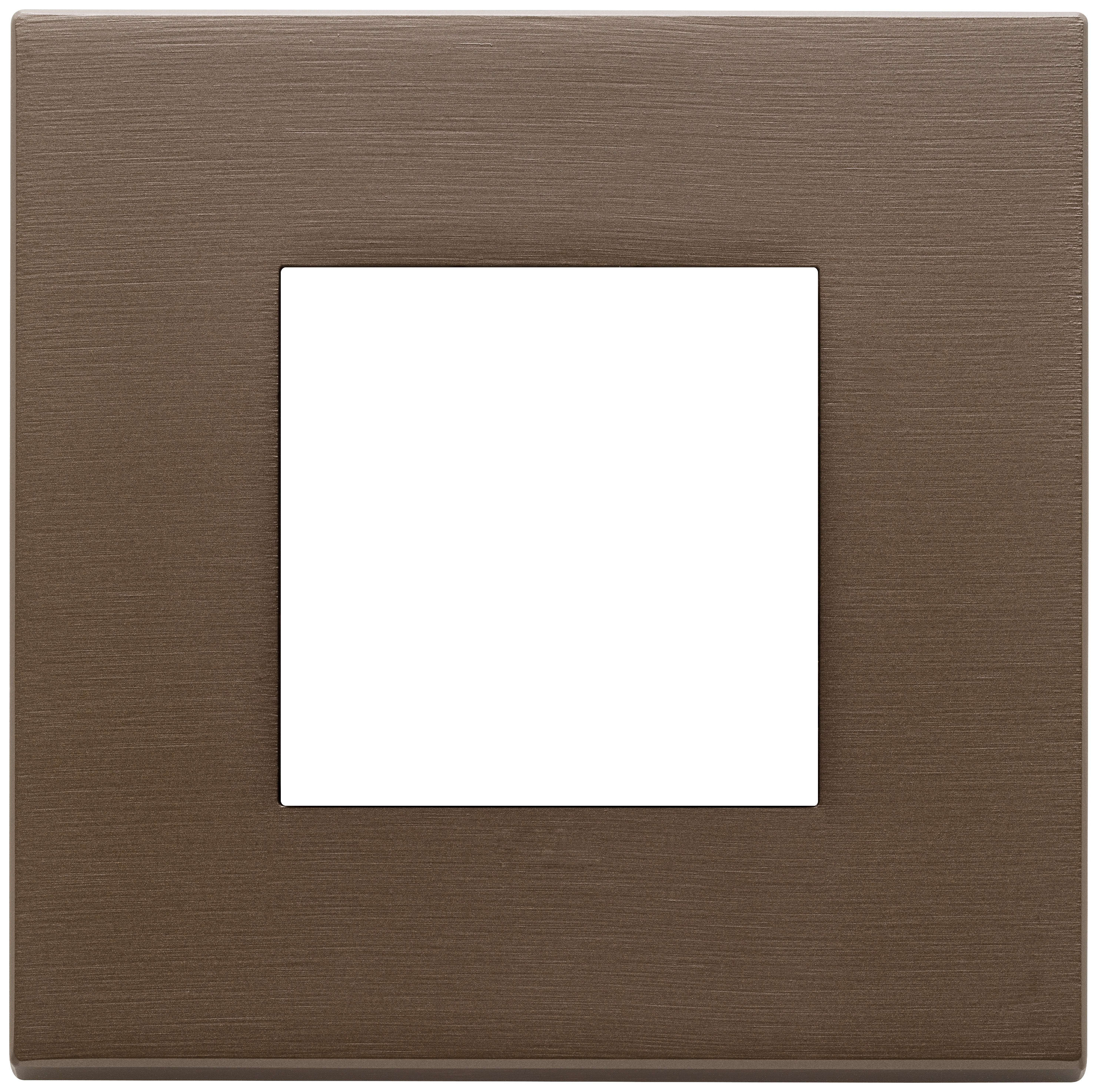 VIMAR - PLACCA 2M BRONZO SCURO SPAZZOLATO