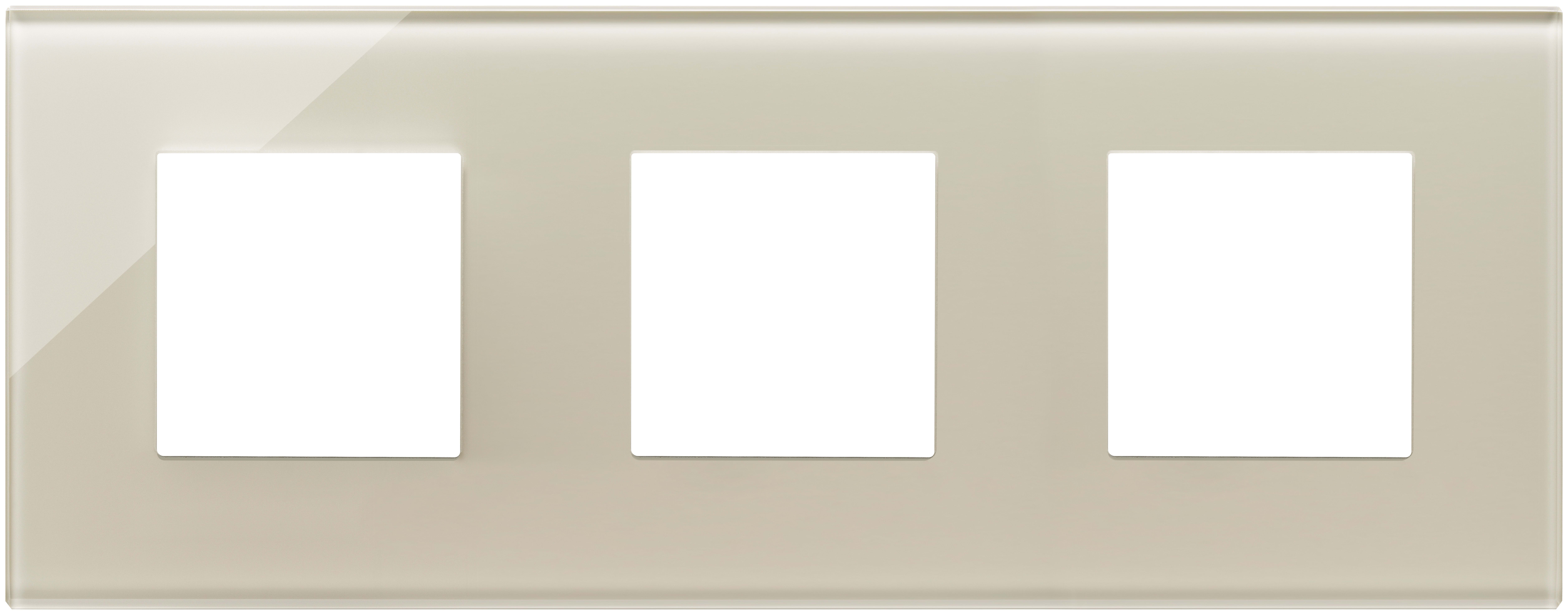 VIMAR - PLACCA 6M (2+2+2) INT71 BIANCO CANAPA