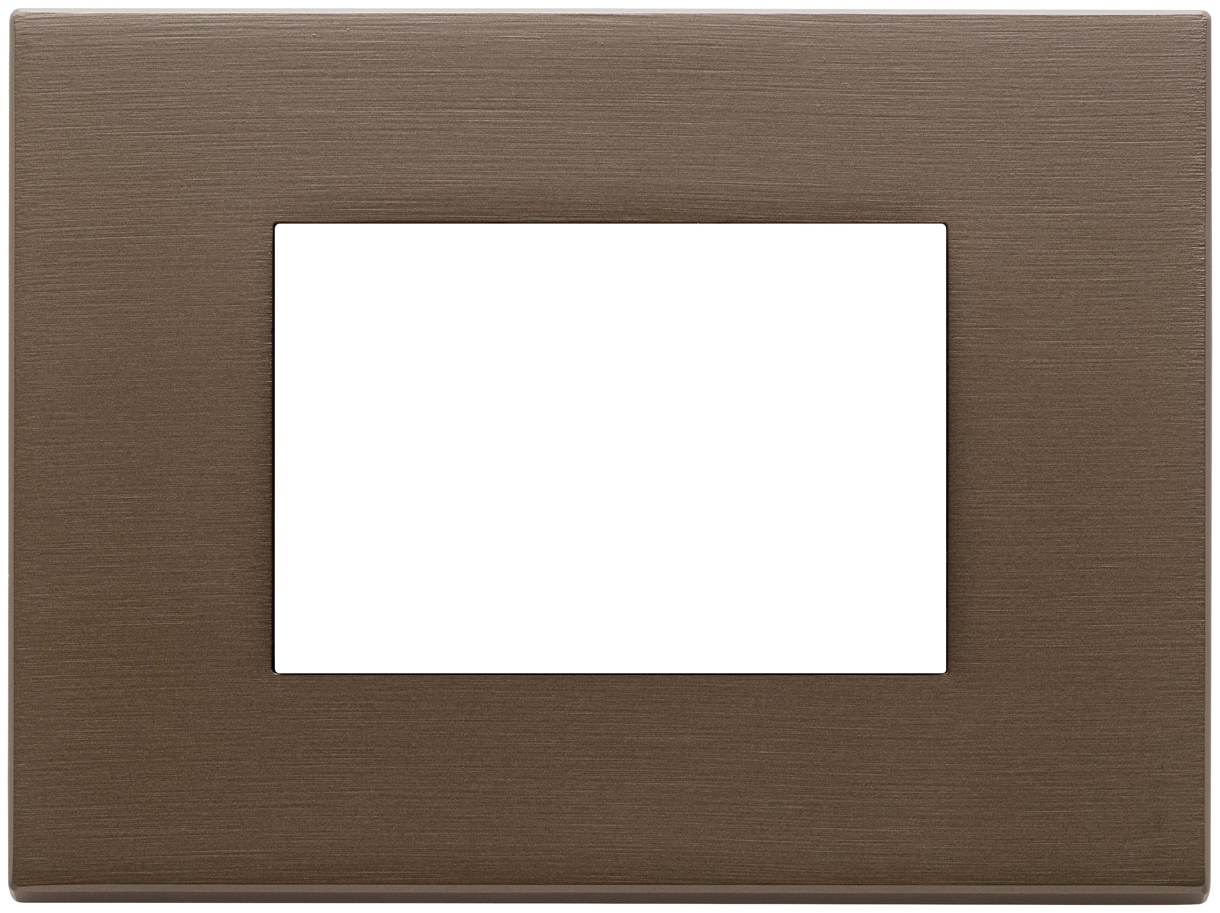VIMAR - PLACCA 3M BRONZO SCURO SPAZZOLATO