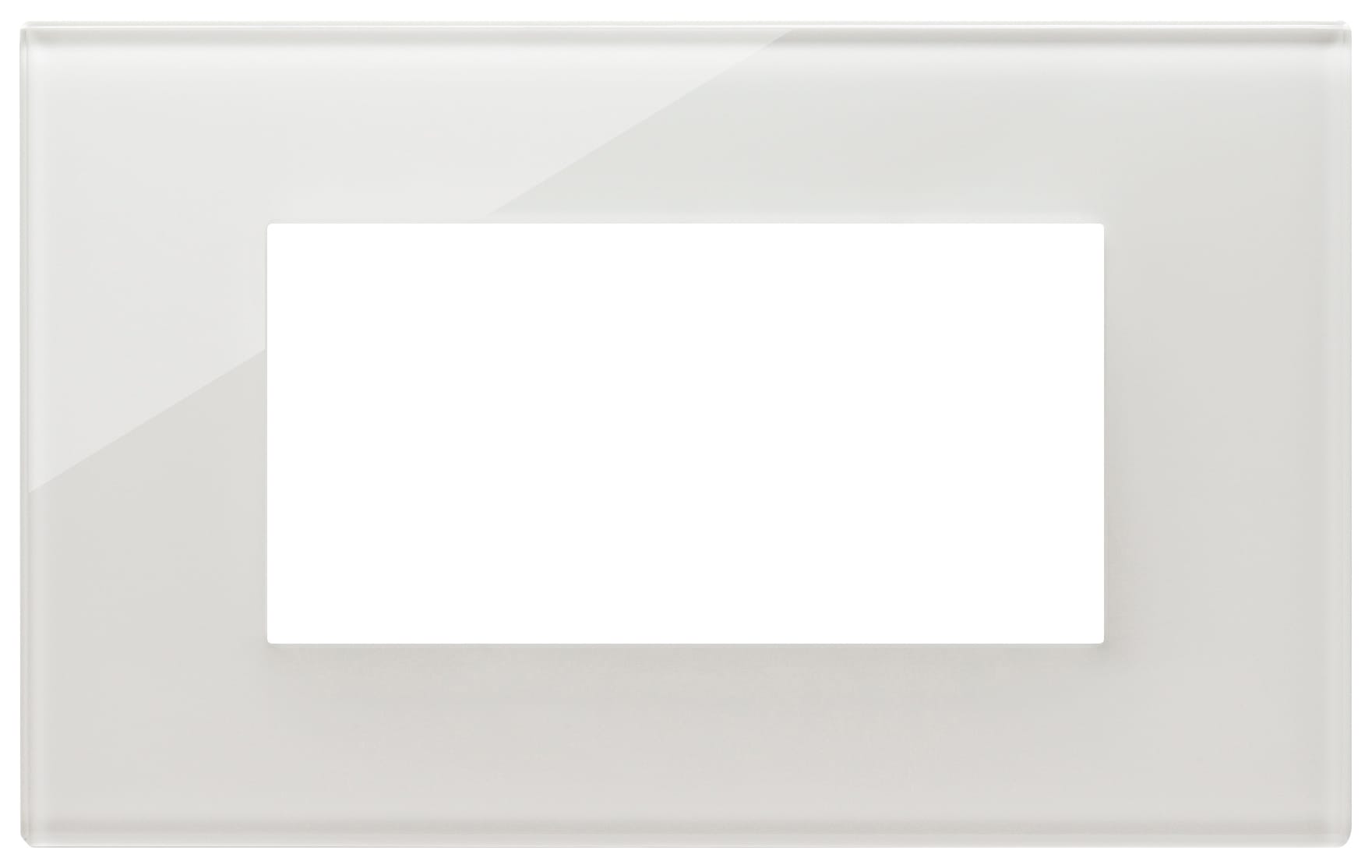 VIMAR - PLACCA 4M BIANCO LATTE