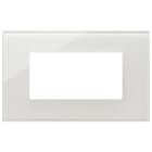 VIMAR - PLACCA 4M BIANCO LATTE