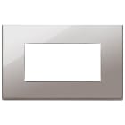 VIMAR - PLACCA 4M CROMO NERO