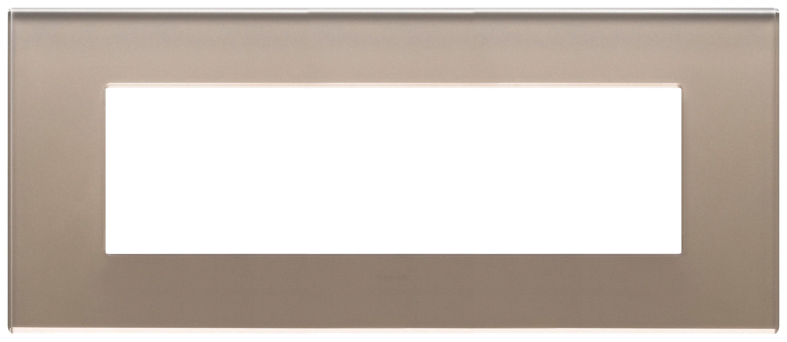 VIMAR - PLACCA 7M OPALE BRUNO